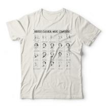 Camiseta Compositores da Música Clássica - Camiseta Compositores da Música Clássica -