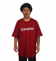 Camiseta Compton Plus Size Básica Masculina