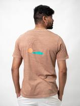 Camiseta Concept Coastline Marrom Camiseta Concept Coastline Marrom