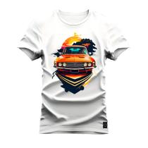 Camiseta Confortável Estampada Nexstar 100% Algodão Car Muscle Sol