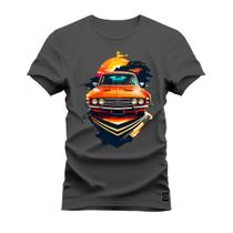 Camiseta Confortável Estampada Nexstar 100% Algodão Car Muscle Sol