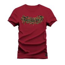 Camiseta Confortável Estampada Nexstar 100% Algodão Faithful Trust
