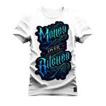 Camiseta Confortável Estampada Nexstar 100% Algodão Money Rilches