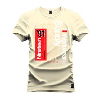 Camiseta Confortável Estampada Nexstar 100% Algodão NineTeean