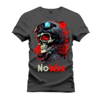 Camiseta Confortável Estampada Nexstar 100% Algodão No War