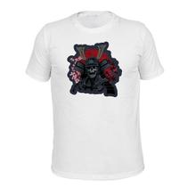 Camiseta Confortável Malha 30.1 Estampada Macabro