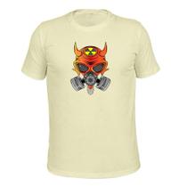 Camiseta Confortável Malha 30.1 Estampada Mask