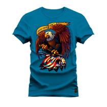 Camiseta Confortável Premium Estampada Aguia American