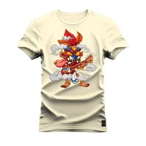 Camiseta Confortável Premium Estampada Cantor Estiloso