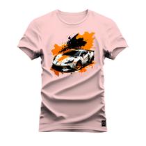 Camiseta Confortável Premium Estampada Cars Flatout