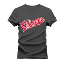 Camiseta Confortável Premium Estampada Chicago Tires