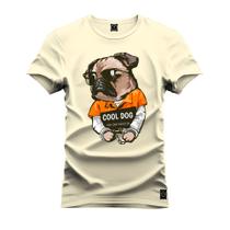 Camiseta Confortável Premium Estampada Cool Dog