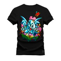 Camiseta Confortável Premium Estampada Dragons