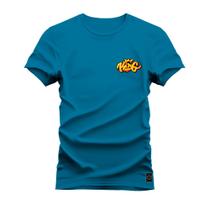 Camiseta Confortável Premium Estampada King Rei Peito