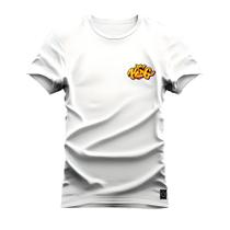 Camiseta Confortável Premium Estampada King Rei Peito