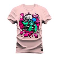 Camiseta Confortável Premium Estampada Love Monkey