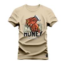 Camiseta Confortável Premium Estampada Money Luck