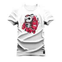 Camiseta Confortável Premium Estampada Panda No Mundo da lua