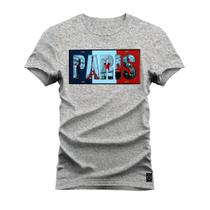 Camiseta Confortável Premium Estampada Paris Plac