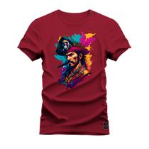 Camiseta Confortável Premium Estampada Pirata Sinistro