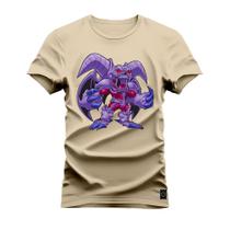 Camiseta Confortável Premium Estampada Robotico