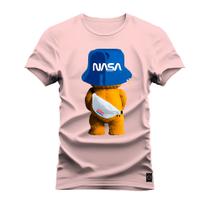 Camiseta Confortável Premium Estampada Ted Chapeu