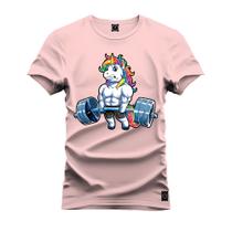 Camiseta Confortável Premium Estampada Unicornio Maromba