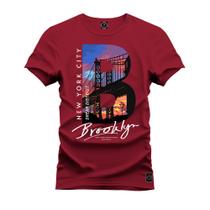 Camiseta Confortável Premium Macia Broklyn B