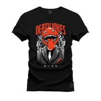 Camiseta Confortável Premium Macia Death Lonkes