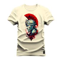 Camiseta Confortável Premium Macia Medieval Guerra