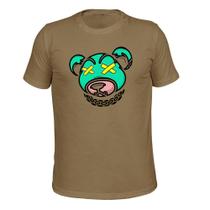 Camiseta Confortável Tecido Macio Dog Corrente