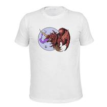 Camiseta Confortável Tecido Macio Dragon