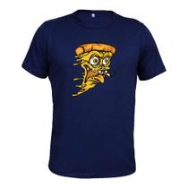 Camiseta Confortável Tecido Macio Pizza Mau