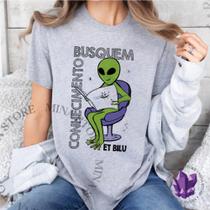 Camiseta Conhecimento ET Bilu Camiseta Conhecimento ET Bilu