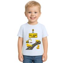 Camiseta Construção Maquinas Estampa Personalizada Camiseta Construção Maquinas Estampa Personalizada