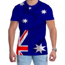 Camiseta Copa Camisa Masculina Torcedor Austrália Moda 2022