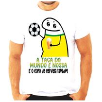 camiseta copa do mundo brasil flork meme divertido