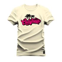 Camiseta Coqueiro California Algodão Estampada Unissex Nexstar Varias Cores