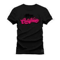 Camiseta Coqueiro California Algodão Estampada Unissex Nexstar Varias Cores