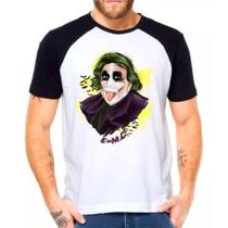Camiseta Coringa Batman Herói Vilão Lançamento