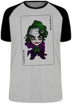 Camiseta Coringa Carta Blusa Plus Size extra grande adulto ou infantil Camiseta Coringa Carta Blusa Plus Size extra grande adulto ou infantil