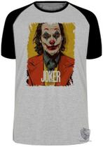 Camiseta Coringa coloque um sorriso Blusa Plus Size extra grande adulto ou infantil