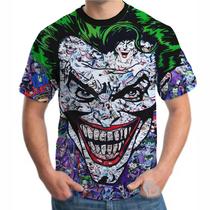 Camiseta Coringa PLUS SIZE Joker Batman Masculina Blusa - Alemark