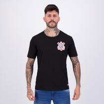 Camiseta Corinthians Brasão Preta Camiseta Corinthians Brasão Preta