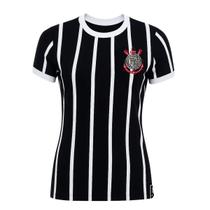 Camiseta Corinthians Feminina Democracia Manto Licenciado - Camiseta Corinthians Feminina Democracia Manto Licenciado -