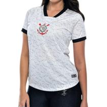 Camiseta Corinthians Feminina Estampada Licenciada - Coimbra