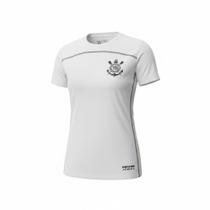 Camiseta Corinthians Feminina Fitness Estampada Licenciada