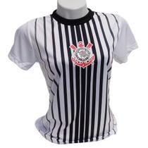 Camiseta Corinthians Feminina TAM P