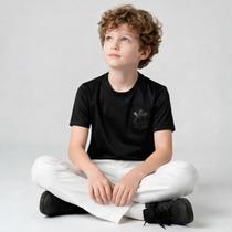 Camiseta corinthians infantil preto gel pro -