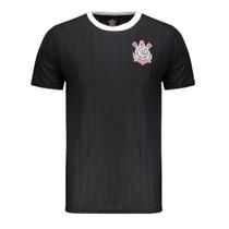 Camiseta Corinthians Jacquard Vertical Masculina